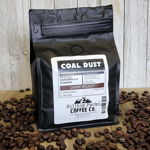 Coal Dust - Dark Roast - Hilltop Packs Coffee LLC