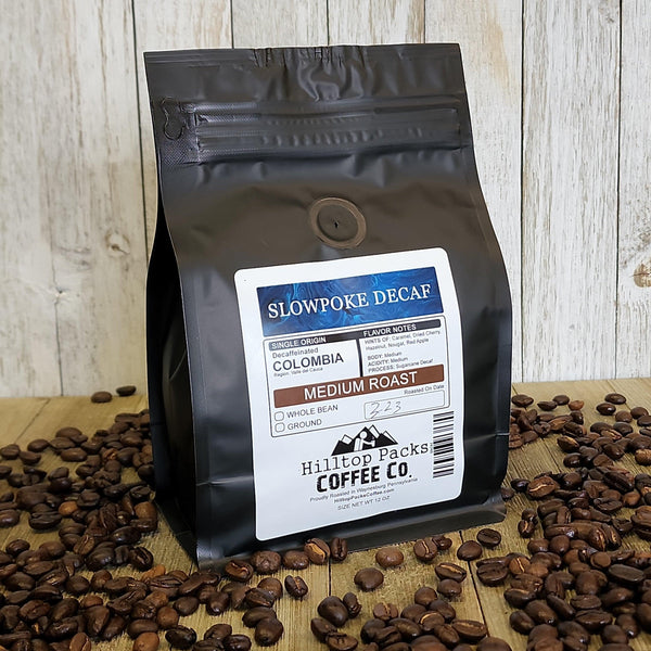 Slowpoke Decaf - Medium Roast - Hilltop Packs Coffee LLC