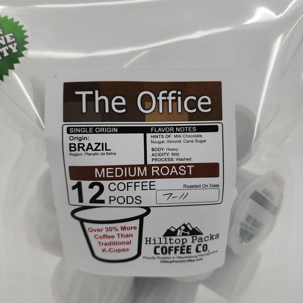 12 Coffee Pods - The Office - Hilltop Packs Coffee LLC