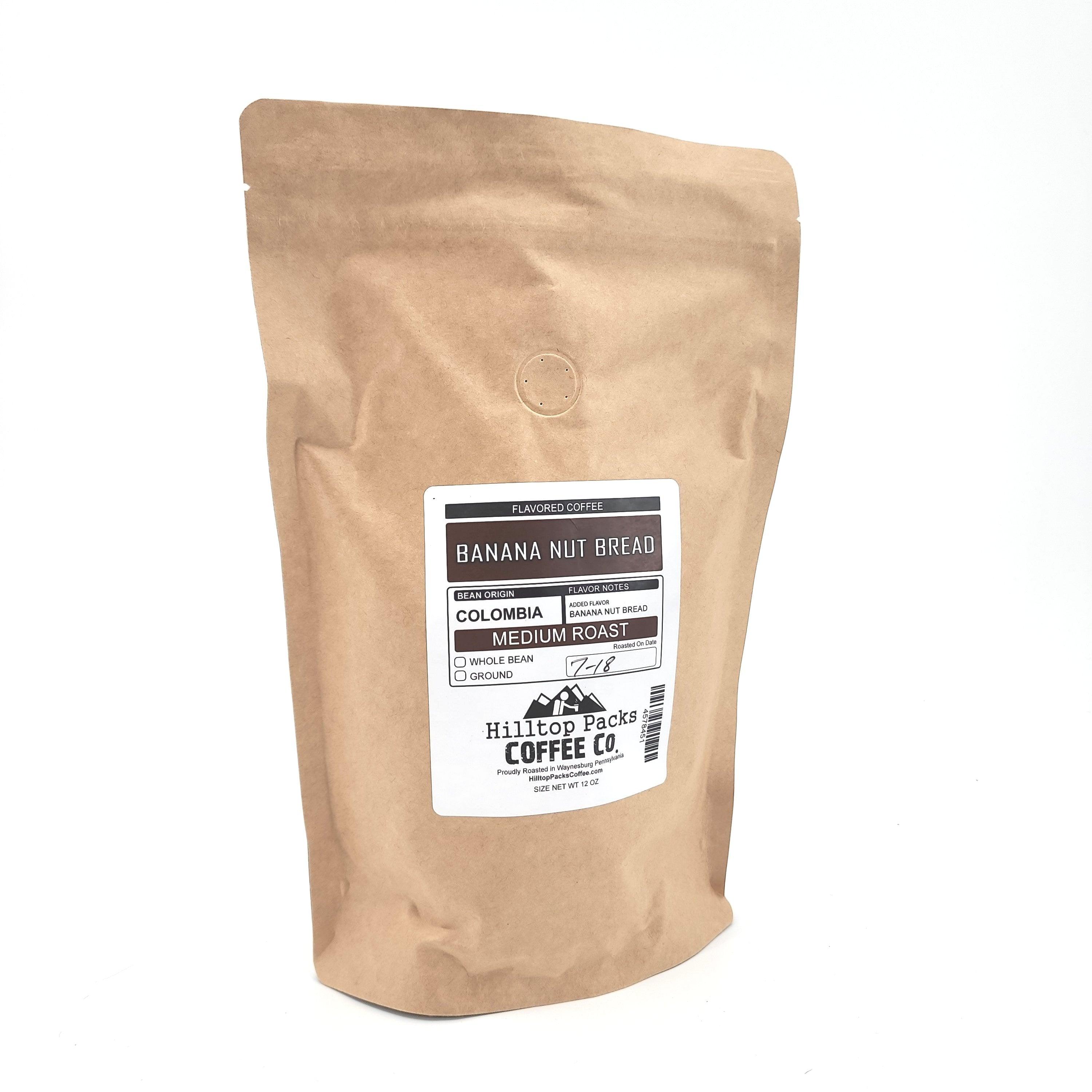 Banana Nut Bread - Flavored Coffee – Hilltop Packs Coffee LLC