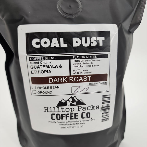 Coal Dust - Dark Roast - Hilltop Packs Coffee LLC