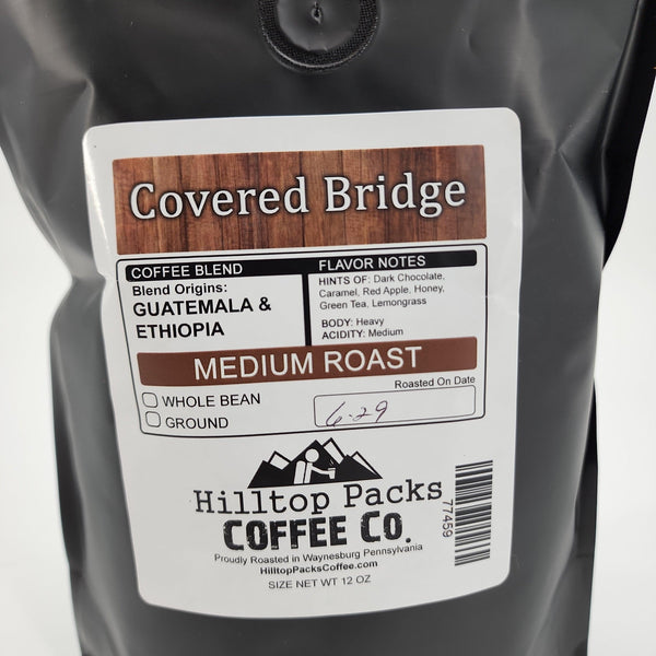 Covered Bridge - Medium Roast - Hilltop Packs Coffee LLC