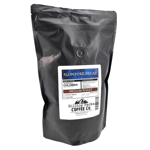 Slowpoke Decaf - Medium Roast - Hilltop Packs Coffee LLC
