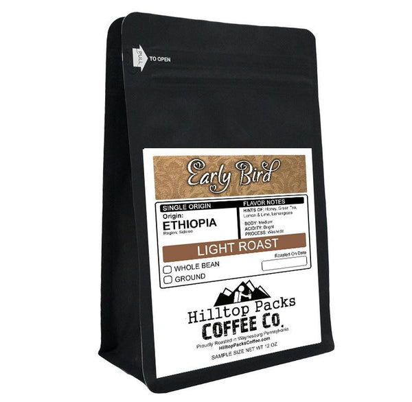 Early Bird - Light Roast - Hilltop Packs Coffee LLC