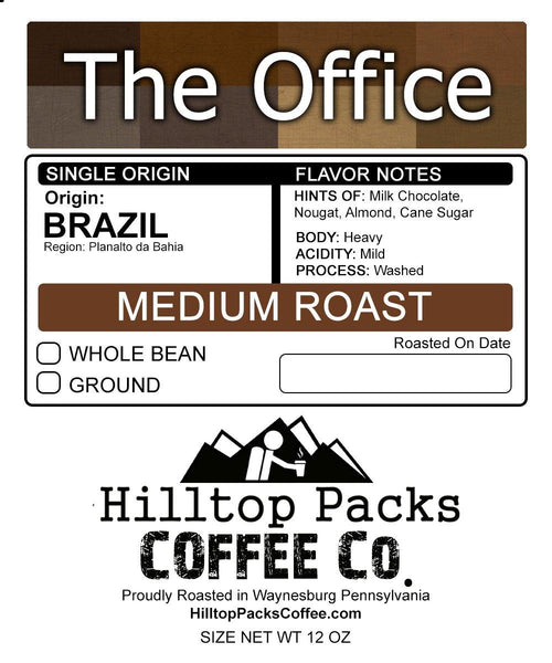 The Office - Medium Roast - Hilltop Packs Coffee LLC