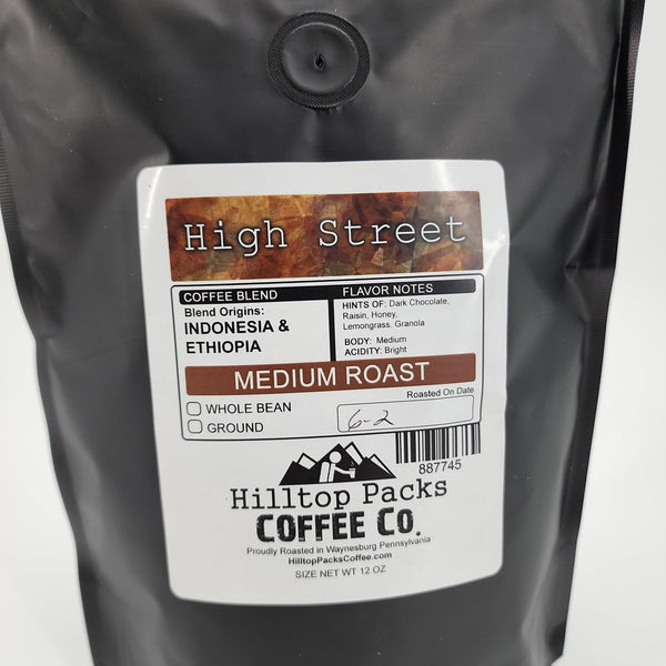High Street - Medium Roast - Hilltop Packs Coffee LLC
