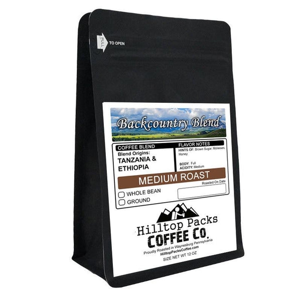 Backcountry Blend - Medium Roast - Hilltop Packs Coffee LLC