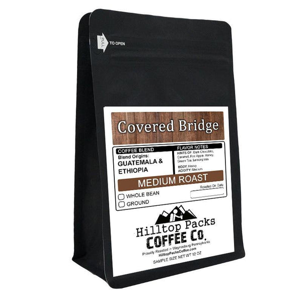 Covered Bridge - Medium Roast - Hilltop Packs Coffee LLC